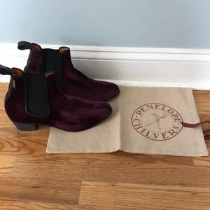 Penelope Chilvers Cubana Velvet boot